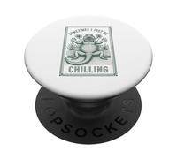 A Veces Solo Soy un Lagarto uromastyx Divertido y Relajado PopSockets PopGrip Adhesivo