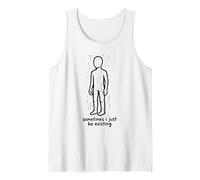 A Veces Solo Soy una Forma Humana existente Camiseta sin Mangas