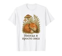 A veces soy solo un zorro divertido ruso Camiseta