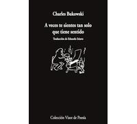 A veces te sientes tan solo que tiene sentido: 1230 (Visor de Poesía)