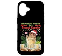 A Veces, Todo lo Que Necesitas es un Segundo Coquito Funny P.R. Coquí Carcasa para iPhone 16