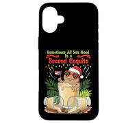 A Veces, Todo lo Que Necesitas es un Segundo Coquito Funny P.R. Coquí Carcasa para iPhone 16 Plus