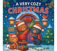 A Very Cozy Christmas: Bold and Easy Travel size Christmas Coloring Book , Cute and Fun Holiday scenes 6x6 (The Cozy Christmas Collection)