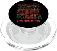 «A Very Merry Bookmas», acogedora librería navideña, Bonita PopSockets PopGrip para MagSafe