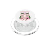 A Very Merry Bookmas Christmas Bookshop Reading Apparel PopSockets PopGrip para MagSafe