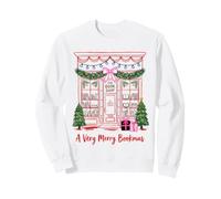 A Very Merry Bookmas Christmas Bookshop Reading Apparel Sudadera
