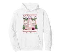 A Very Merry Bookmas Christmas Bookshop Reading Apparel Sudadera con Capucha