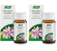 A.Vogel Anti Stress Complex | Pasiflora, Melisa y Valeriana para Relajación y Calma | Alivia el Estrés Diario | Apoyo Natural al Bienestar Emocional | 30 comprimidos (Paquete de 2)