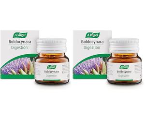 A.Vogel Boldocynara Comprimidos | Apoya Digestión y Función Hepática | Alcachofera, Cardo Mariano, Diente de León, Boldo | Detoxificación Hepática | 60 comprimidos (Paquete de 2)