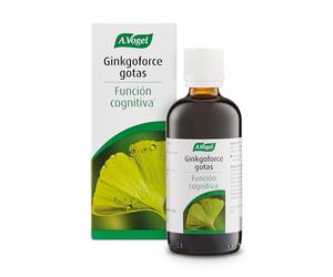 A.Vogel Ginkgoforce | Apoyo Cognitivo Natural | Memoria y Función Mental | Extractos Frescos de Ginkgo Biloba | Producto Suizo | Ingredientes Activos de Plantas Frescas | 100 ml