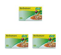 A.Vogel Herbamare Cubitos de Caldo Vegetal | Con Verduras, Hortalizas Frescas BIO y Sal Marina Pura | Sin Gluten ni Lactosa | Ideal para Sopas y Guisos | 8 cubitos de 11 gramos (Paquete de 3)