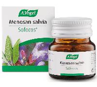 A.Vogel Menosan Salvia | Pastillas Natural para Sofocos en Menopausia y Sudoración Excesiva en Hombre y Mujer | Extracto Salvia Fresca | Toma de 1 Comprimido Diario | 30 comprimidos
