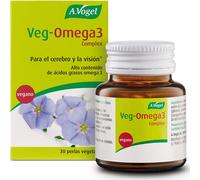 A. Vogel - Veg-Omega 3 Complex - DHA y ALA - Vegano para cerebro y visión - 30 cápsulas