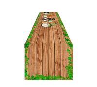 A VOS Marque Irish Festival Table Runner Lino Anti Fácil de Limpiar Mantel Impresión Digital Mantel de Mesa A VOS Marque (B, A)