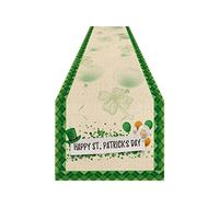 A VOS Marque Irish Festival Table Runner Lino Anti Fácil de Limpiar Mantel Impresión Digital Mantel de Mesa A VOS Marque (C, A)