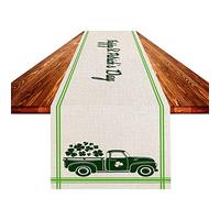 A VOS Marque Irish Festival Table Runner Lino Fácil de Limpiar Mantel Impresión Digital Mantel de Mesa A VOS Marque (D, A)
