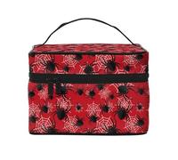 A Web With A Spider 1 bolsa de maquillaje, bonitas bolsas de cosméticos para mujeres, neceser de aseo, bolsa organizadora de maquillaje de viaje grande