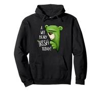 A Wee Beary Irish Today Oso Verde Pun St Pattys Day Sudadera con Capucha