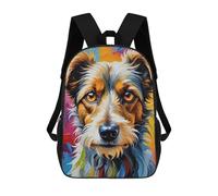 A Weird Lanky, Shaggy, But Very Appealing, Dog with Shining Eyes A Vivid, Surreal, Abstrac Mochilas Escolares Ligeras Para Aeropuerto, Estudiantes Universitarios, Mochila Para Acampar, Aventuras Al Ai