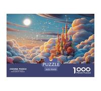 A Whimsical Scene of Fairies Flyingin 1000 Piezas Cartulina Premium Rompecabezas DIY Rural Landscape Antiestrés Juego Creativo Rompecabezas para Adultos Y Niños 70x50cm/1000pcs