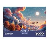 A Whimsical Scene of Fairies Flyingin 1000 Piezas Papel Ecológico Resistente Rompecabezas DIY Rural Landscape Extremadamente Difícil Juguete De Cumpleaños Rompecabezas Regalos Para Familia Y Amigos 70