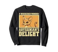 A Whiskered Wonder Abyssinian's Delight Cat Lover Owner Sudadera