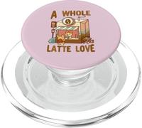 A Whole Latte Love Coffee Kawaii Lindo Divertido PopSockets PopGrip para MagSafe