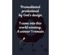 A winner by God's design: original poem on cover lined journal notebook 6 x 9': a space for gratitude prayer mindfulness and reflection - a reminder to stay aligned with purpose