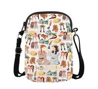 A with aE Inspired Crossbody Bag Bookish Literary Gift Movie Fans Gift Best Friend Friendship Bag Travel Bag Sling Bag, Annediana 1cb1, large