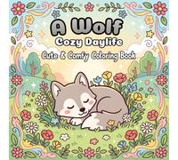 A Wolf Cozy Daylife: Coloring Book For Kids And Adults With 50 Adorable Designs. Discover Cute Wolves In Relaxing Everyday Scenes, Easy To Color Pages ... Stress Relief And Creative Fun For All Ages.