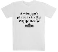 A Womans Place White House Camiseta Blanca De Manga Corta para Niños