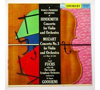 A World Premiere Recording of Hindemith: Concerto for Violin and Orchestra / Mozart: Concerto No. 3 for Violin and Orchestra