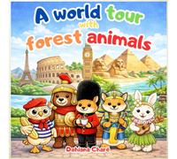 A World Tour with Forest Animals: A Coloring Book of Cute Forest Animals Exploring Famous Cities Around the World (Friends of the Forest: A World to Color)