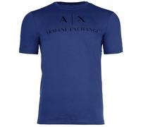 A X Armani Exchange Camiseta Hombre - Texto, Cuello Redondo, Algodón Ajustados