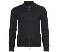 A X Armani Exchange Chaqueta de Punto Hombre - Cárdigan, Cremallera, Básico, Un