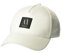 A|X Armani Exchange Gorra de béisbol Unisex para Adultos de Armani Hat, Blanco, Talla única
