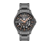 A|X Armani Exchange - Reloj automático de Acero Inoxidable para Hombre (Modelo: AX2458), Color Negro/Oro Rosa, contemporáneo