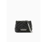 A|X ARMANI EXCHANGE Victoria Mini Bolsa, Negro -, S, Victoria Mini Bolsa