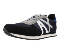 A|X Armani Exchange Zapatillas Deportivas Retro para Hombre, Negro+Marino+G, 41.5 EU
