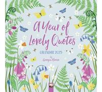 A Year of Lovely Quotes Wall Calendar 2025 (Art Calendar)