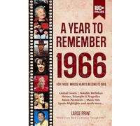A Year To Remember 1966 History Book: A Nostalgic Tribute for the Radio Babies with Heartfelt Memories of 1966 - An Ideal Gift for Birthdays, Anniversaries, and Special Occasions