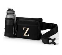 A-Z BAG Riñonera personalizada con múltiples bolsillos para senderismo, pasear al perro, viajes y actividades al aire libre, regalos para hombres y mujeres, z, Cinturón de dinero