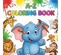 A-Z COLORING BOOK FOR CHILDRENS ,AGE 5-10,50+PAGES AURA