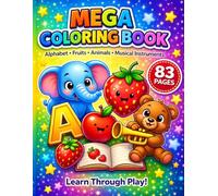 A-Z Coloring Book for Kids Ages 3-6: Alphabet Coloring Book for Preschool and Kindergarten | Easy and Fun Activity Book