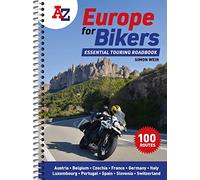 A -Z Europe for Bikers: 100 scenic routes around Europe