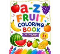 A-Z Fruits Coloring Book