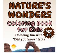 A - Z : N - Nature's wonders.: See the most fascinating creations of nature. (Wiggles and Giggles by SuSi - Coloring book for kids)