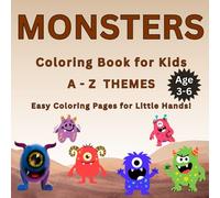 A - Z Themes : M - Monsters.: Friendly, silly and colorful monsters for imaginative fun. (Wiggles and Giggles by SuSi - Coloring book for kids)