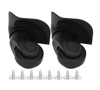 A03 Ruedas Giratorias Universales para Maletas, PP + PET, Repuesto Individual con 8 Clavos Incluidos