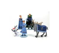 (A04) Figuras de acción de PVC de Disney Frozen, Reina de las Nieves, Elsa, Anna, Olaf, Kristoff, Sven,